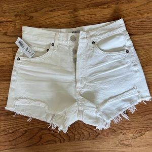 Agolde Parker denim shorts